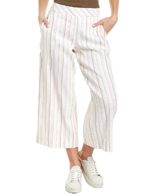 Women Fashion Trina Turk Monument Striped Linen-Blend Pant
