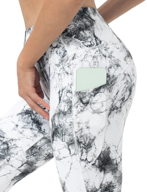 Classic Women's Clothing Styles 29" 31" 33" 35" 37" Side Pockets Printed Bootcut Leggings arabescato Classic Women's Clothing Styles 29" 31" 33" 35" 37" Side Pockets Printed Bootcut Leggings arabescato