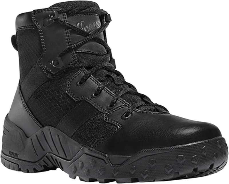 Danner Scorch Side-Zip Mens Black Faux Leather Hot 6in Uniform Boots