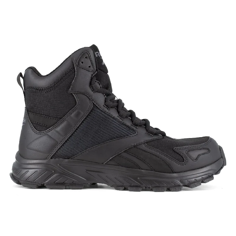 Reebok Mens Hyperium Tactical Black Mesh 6in Trail Running Work Boots