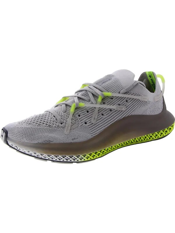 4D Fusio Mens Lace-Up Padded Insole Running & Training Shoes