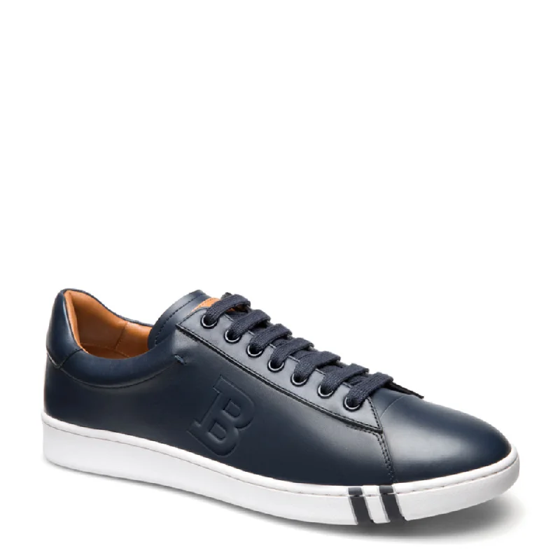 Bally Asher 6205252 Men's Dark Navy Calf Leather Sneakers