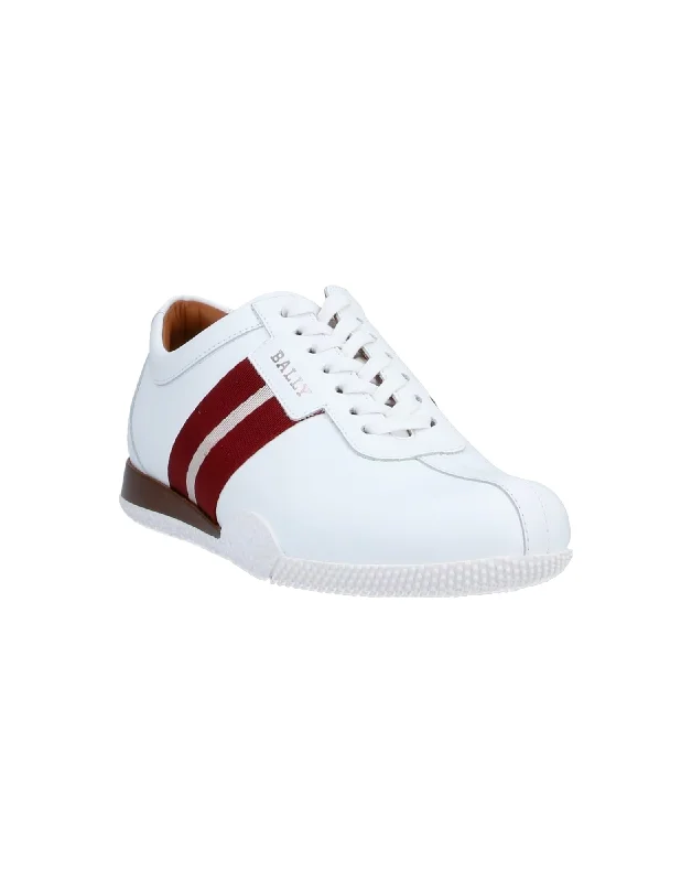 Bally Frenz Men's 6230488 White Leather Sneakers