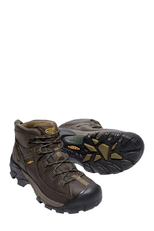 Men’S Targhee Ii Mid Hiker Shoes In Slate Black/flint Stone