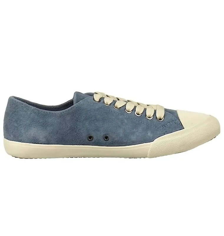 Men's Army Issue Low Sneakers In Blue Mirage Suede