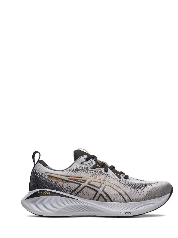 Men's Cumulus 25 Running Shoes - D/medium Width In Sheet Rock/sun Peach