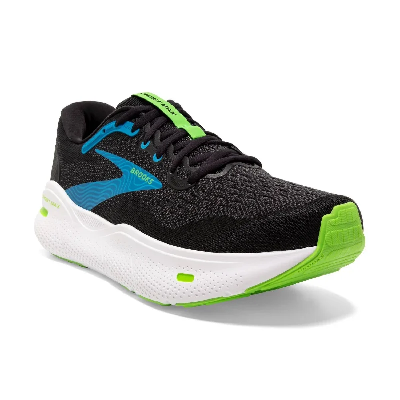 Men's Ghost Max Running Shoes In Black