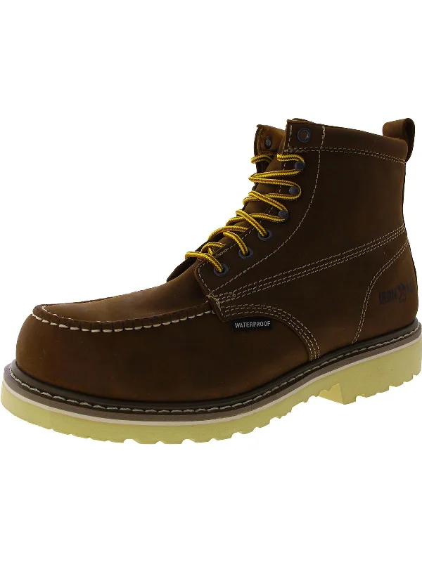 Mens Lace-Up Work Work & Safety Shoes