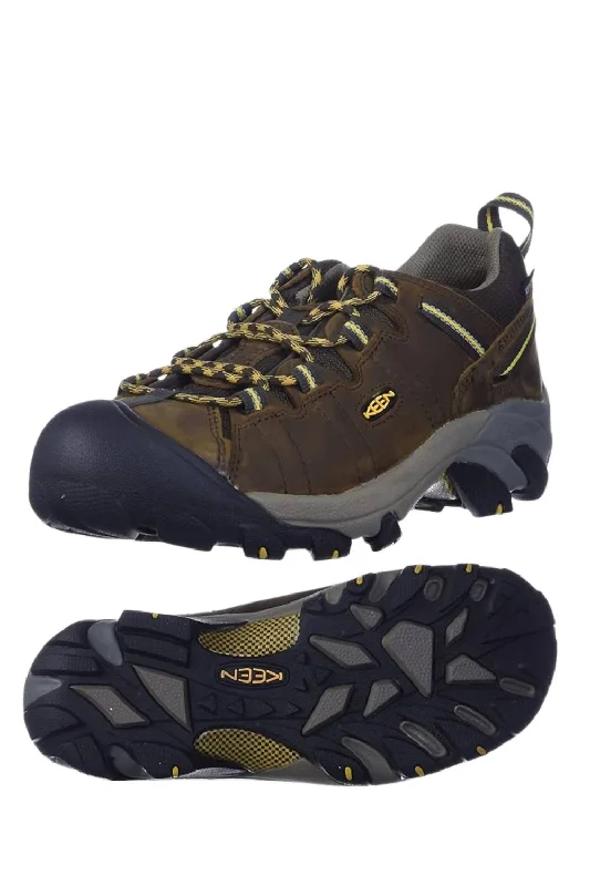 Men's Targhee Ii Low Hiking Shoes In Cascade Brown/golden Yellow