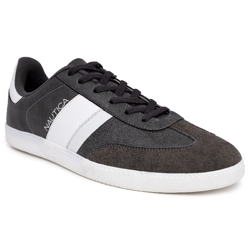 Nautica Mens Logo Lace-Up Sneaker