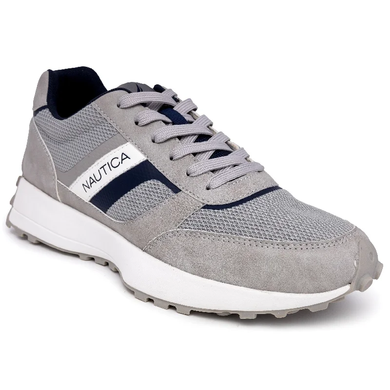 Nautica Mens Logo Lace-Up Sneaker