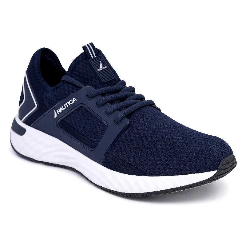 Nautica Mens Logo Mesh Sneaker