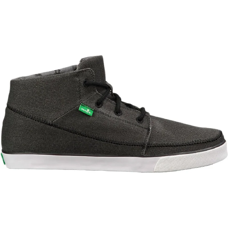 Sanuk Highrise Sidewalk Surfers Footwear  - Black - Mens