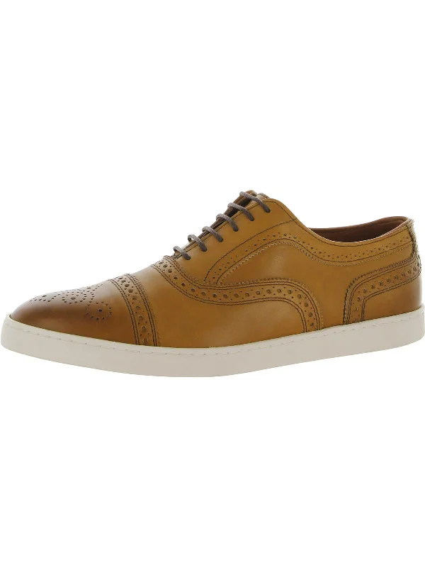 Strand Mens Leather Oxford Athletic and Training Shoes