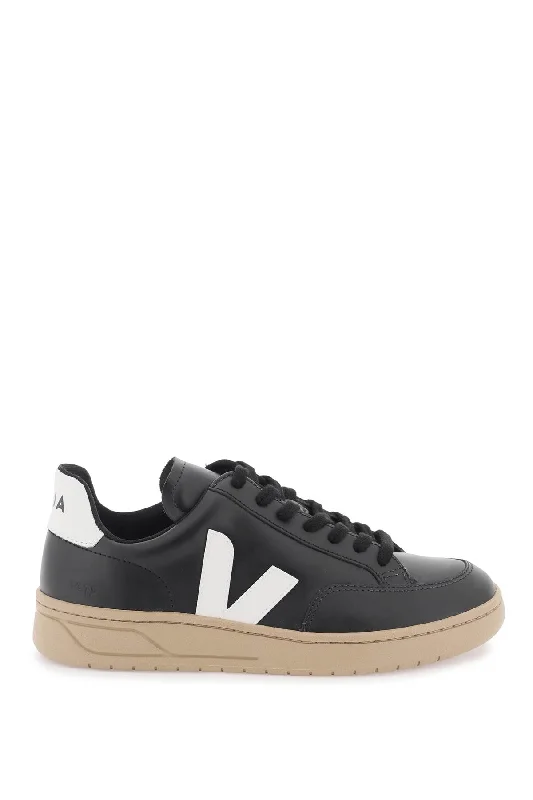 Men's Fashionable Boots Veja Leather V-12 Sneakers